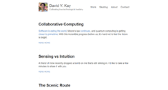 Desktop Screenshot of davidykay.com